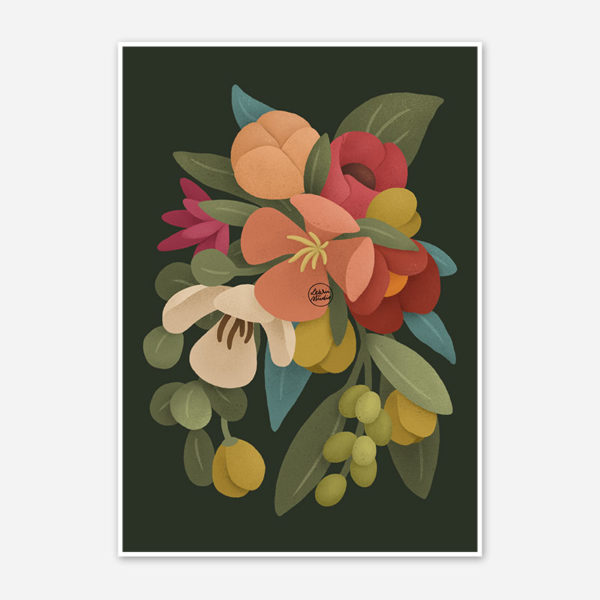 Poster-para-quadro-decorativo-floral-liz