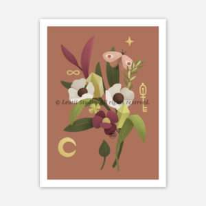 Poster-para-quadro-decorativo-floral-mistico